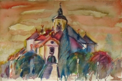 595, Eisenstadt, 1985, Aquarell, 56,5 x 38 cm