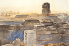 10503, Berlin, Aquarell, 1986, 38,5x36,5 cm