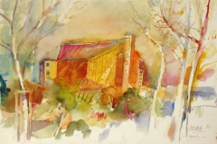 813, Berlin, 1986, Aquarell, 56,5 x 39 cm