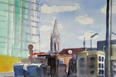 820, Köln, 1986, Aquarell, 50,8 x 35,7 cm