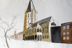 822, Köln, 1986, Aquarell, 56,5 x 37,7 cm