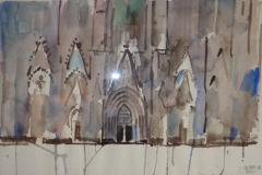 826, Köln, Aquarell, 1986, 57x38 cm