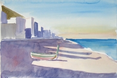 683, Cote D‘Azur, 1994, Aquarell, 56,5 x 38 cm