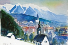 1329, Imst, 1993, Aquarell, 38 x 28 cm