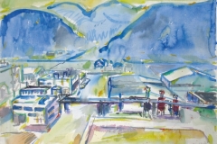 1415, Biochemie, 1984, Aquarell, 78 x 57 cm