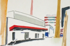 1418, Kundl, Biochemie, 1984, Aquarell, 35,5 x 37 cm