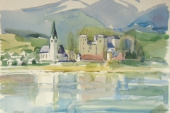 769, Salzkammergut, Aquarell, 48 x 36 cm