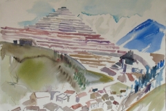 534, Erzberg, Aquarell, 76 x 56,5 cm