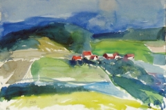 770, Bucklige Welt, Steiermark, Aquarell, 57 x 39 cm