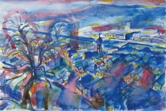 797, Graz, 1983, Aquarell, 56,5 x 38,5 cm