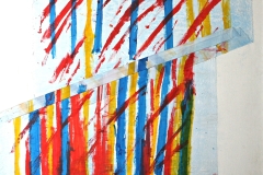 0635, Streifen, 1976, 98x84 cm, Acryl / Leinwand