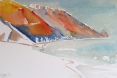 5068, Lettoiano, 1992, Aquarell, 48 x 33 cm