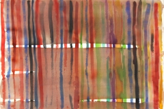 14096, Streifen, Aquarell/Papier, 1977, 57x78 cm