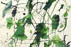 14176, Grün, Aquarell/Papier, 1977, 78x57 cm