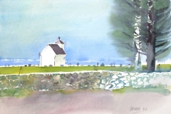 3279, Landschaft Norwegen, Aquarell/Papier, 38x56,5 cm