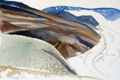 16, Avon, 1988, Aquarell, 56 ,5 x 38,5 cm